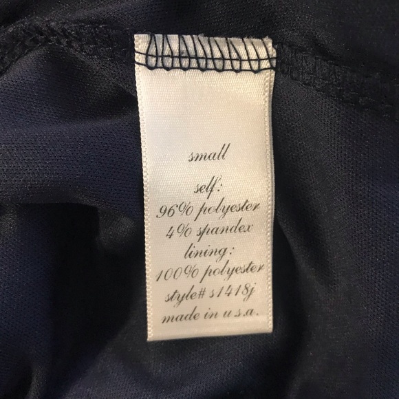 **LAST CHANCE**Navy Blue High-Waisted Circle Skirt - Picture 5 of 6